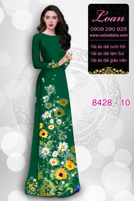 Vải áo dài hoa Cúc