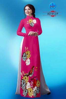 Vải áo dài hoa Sen-DT 843