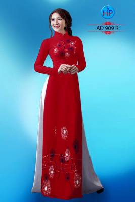 Vải áo dài hoa đẹp-DT 847