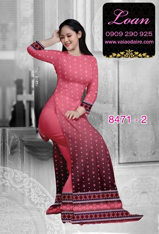 Vải áo dài hoa văn thổ cẩm