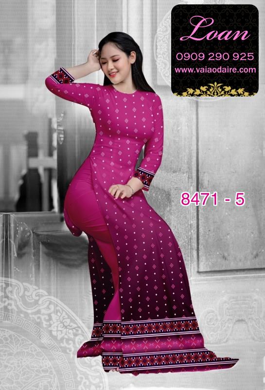 Vải áo dài hoa văn thổ cẩm