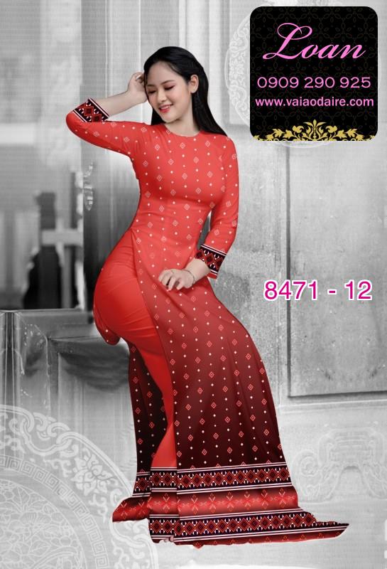 Vải áo dài hoa văn thổ cẩm