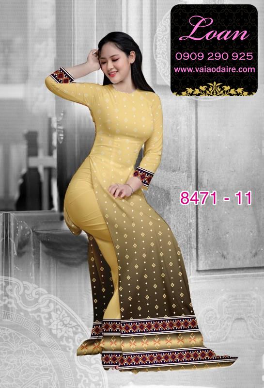 Vải áo dài hoa văn thổ cẩm