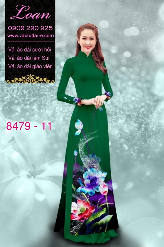 Vải áo dài hoa 3D Vải áo dài hoa 3D