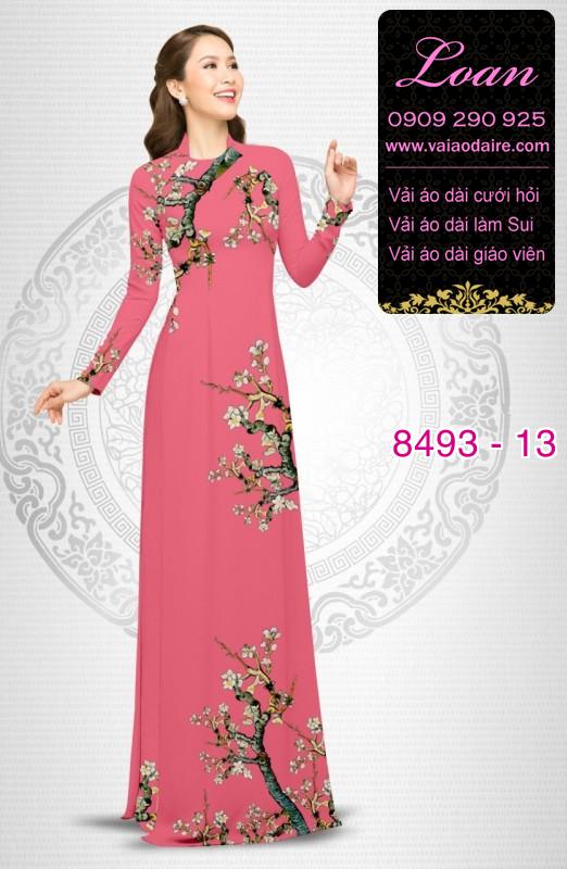 Vải áo dài cành Đào