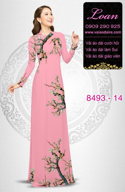 Vải áo dài cành Đào