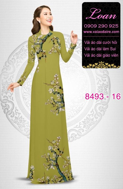 Vải áo dài cành Đào