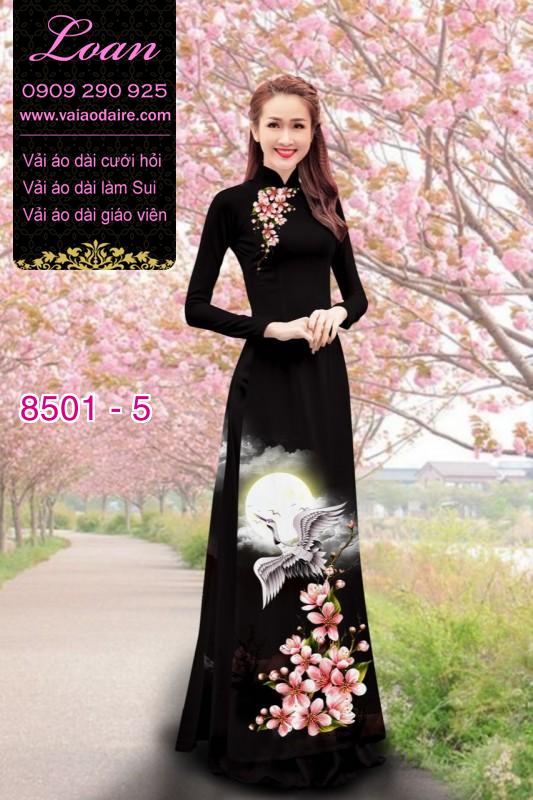 Vải áo dài chim Hạc