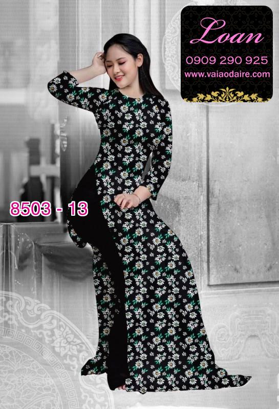 Vải áo dài hoa nhỏ