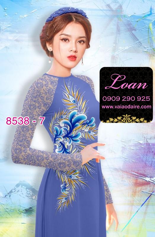 Vải áo dài hoa eo