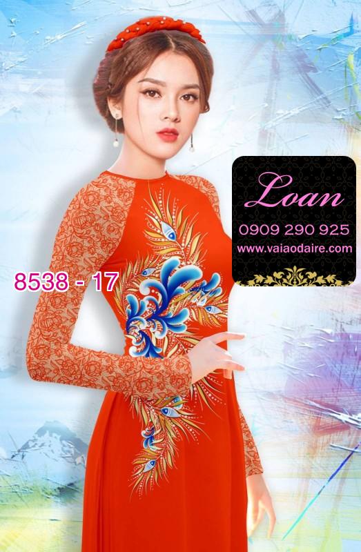 Vải áo dài hoa eo