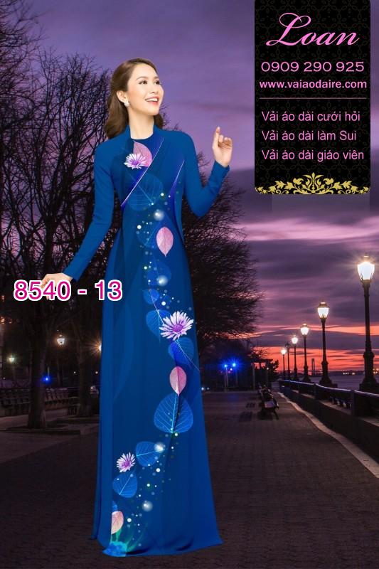 Vải áo dài hoa dây