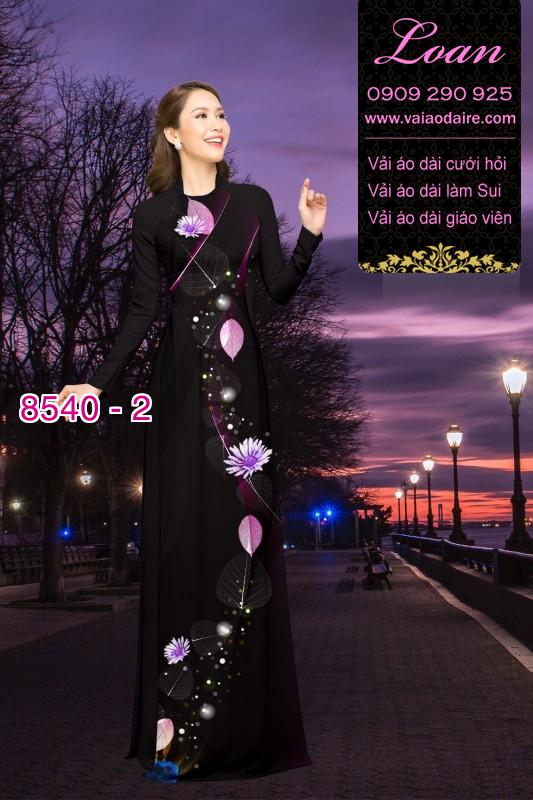 Vải áo dài hoa dây