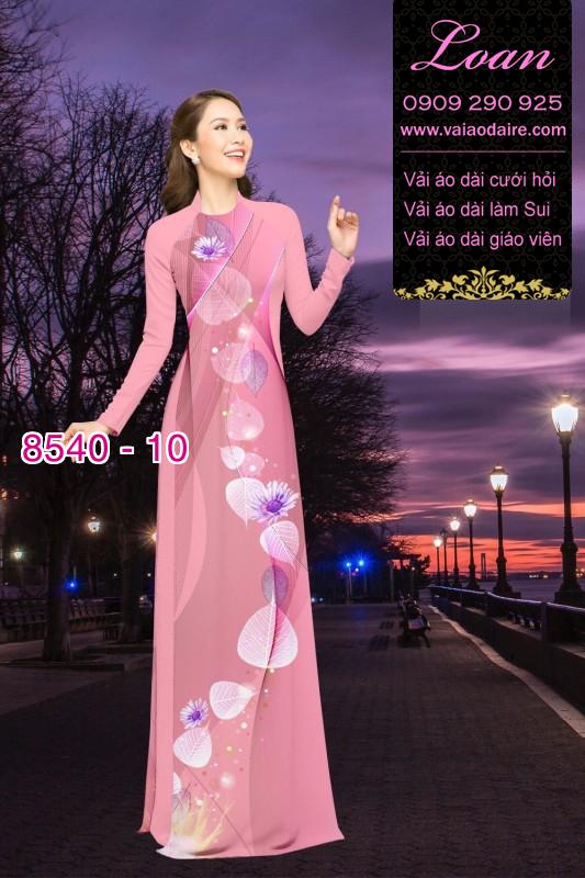 Vải áo dài hoa dây