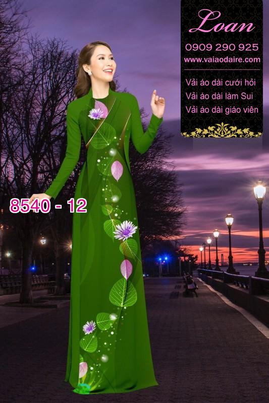 Vải áo dài hoa dây