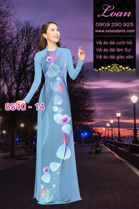 Vải áo dài hoa dây