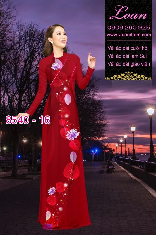Vải áo dài hoa dây