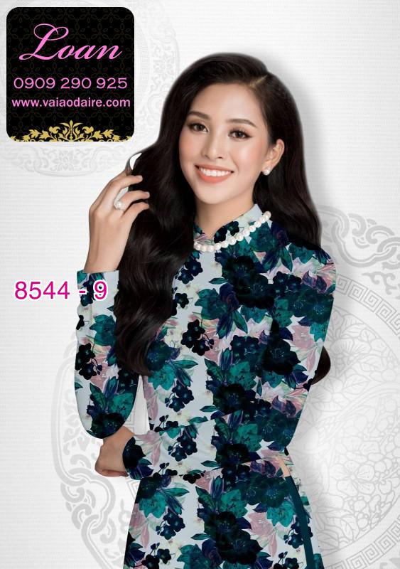 Vải áo dài hoa nguyên áo