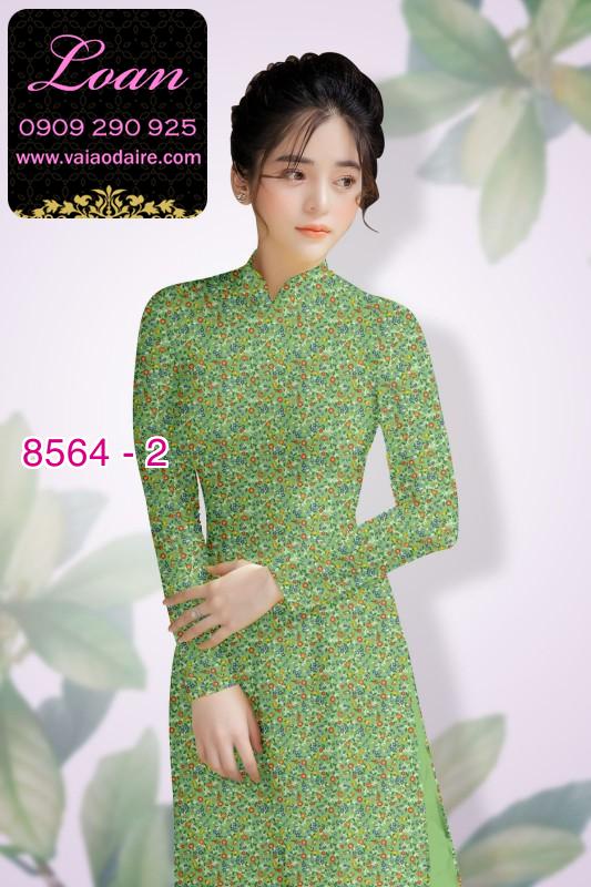 Vải áo dài hoa nhí