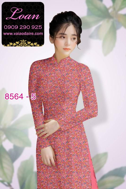 Vải áo dài hoa nhí