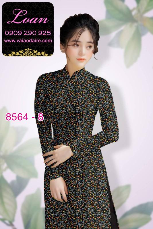 Vải áo dài hoa nhí