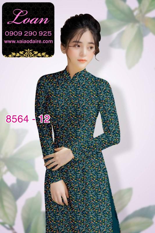 Vải áo dài hoa nhí