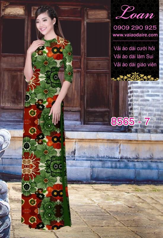 Vải áo dài hoa nguyên áo Vải áo dài hoa nguyên áo