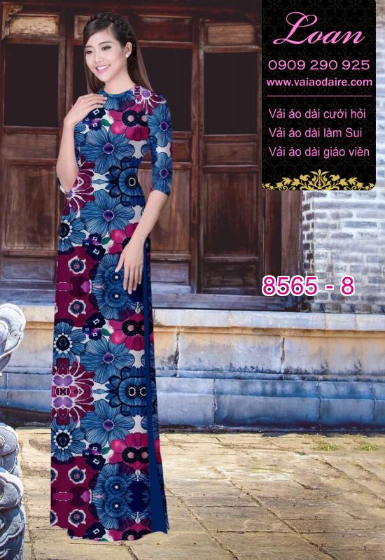Vải áo dài hoa nguyên áo Vải áo dài hoa nguyên áo