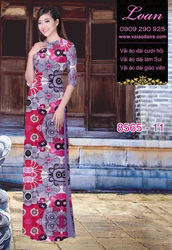 Vải áo dài hoa nguyên áo Vải áo dài hoa nguyên áo