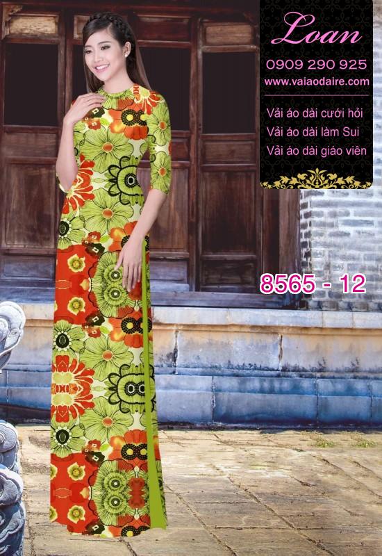 Vải áo dài hoa nguyên áo Vải áo dài hoa nguyên áo