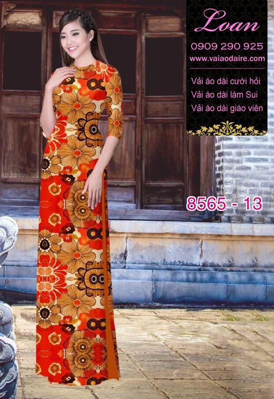 Vải áo dài hoa nguyên áo Vải áo dài hoa nguyên áo