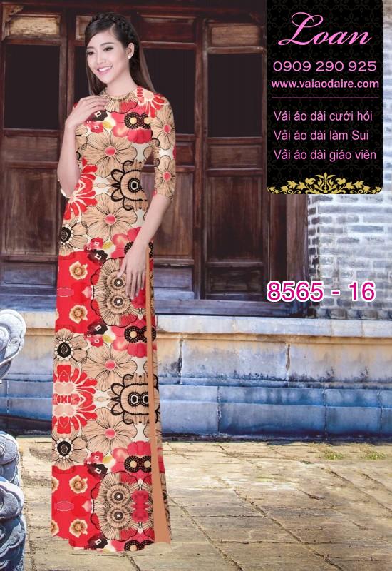 Vải áo dài hoa nguyên áo Vải áo dài hoa nguyên áo