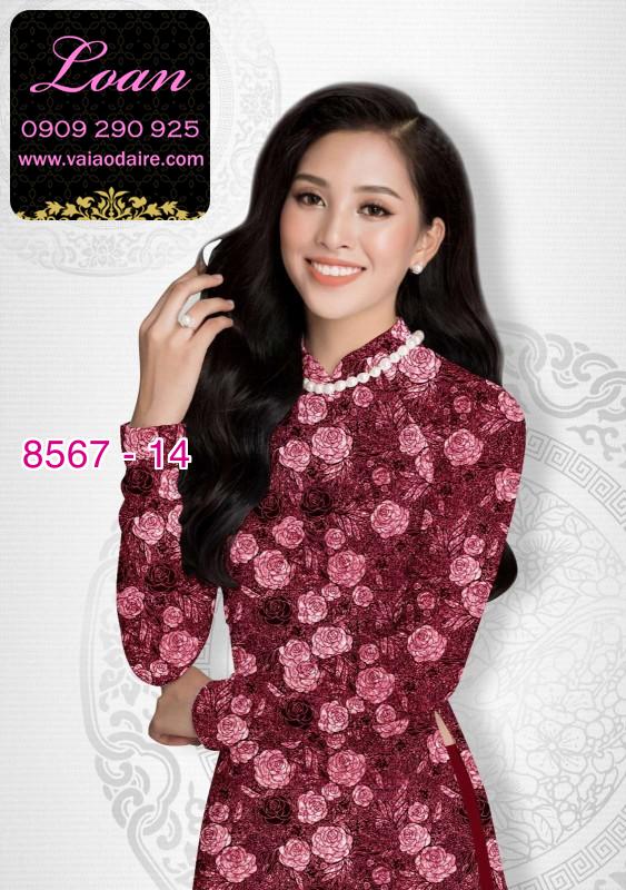 Vải áo dài hoa nhỏ Vải áo dài hoa nhỏ