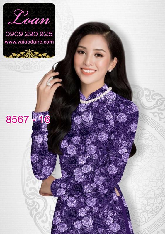 Vải áo dài hoa nhỏ Vải áo dài hoa nhỏ