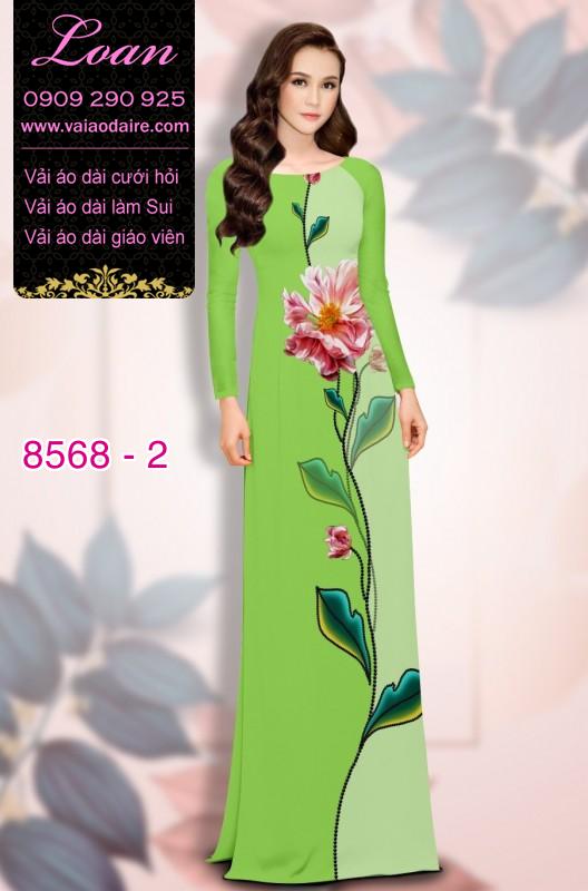 Vải áo dài hoa dây