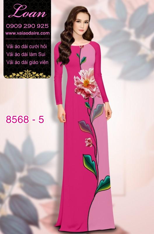 Vải áo dài hoa dây