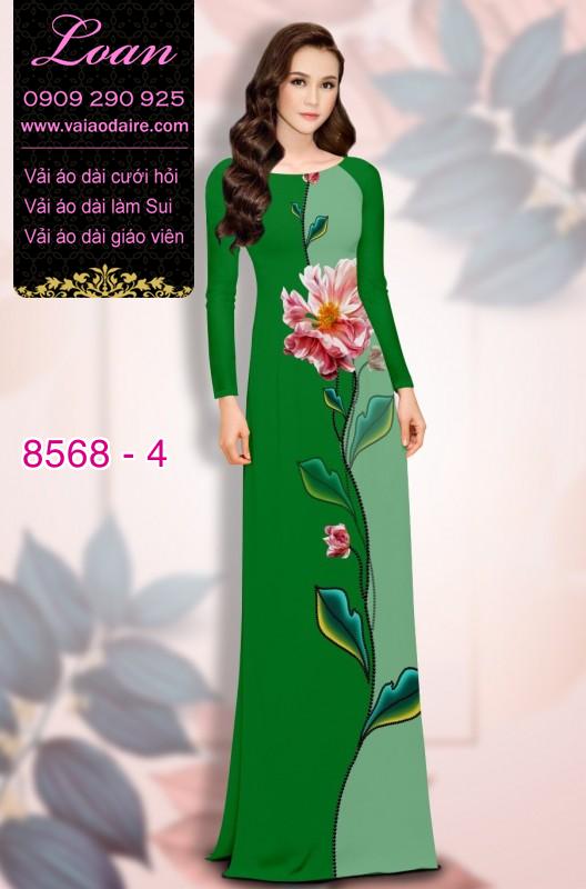 Vải áo dài hoa dây