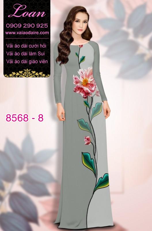 Vải áo dài hoa dây