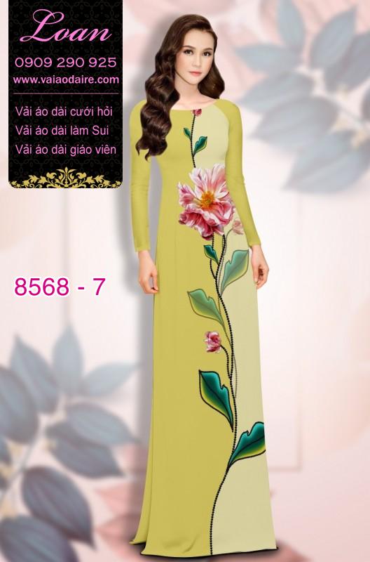 Vải áo dài hoa dây