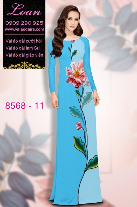Vải áo dài hoa dây