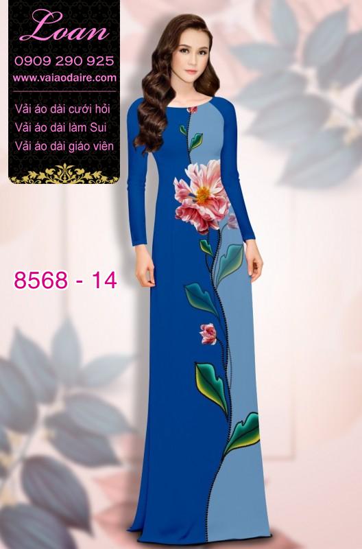 Vải áo dài hoa dây