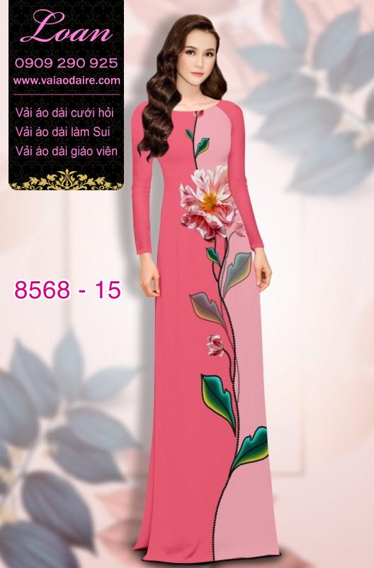 Vải áo dài hoa dây