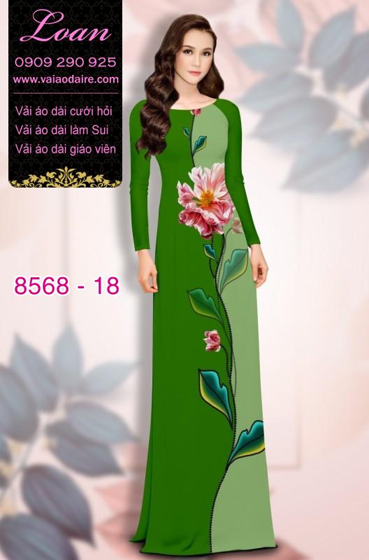Vải áo dài hoa dây
