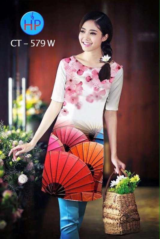 Vải áo dài Cách Tân hình quạt