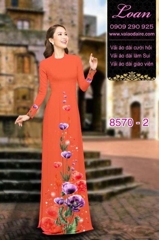 Vải áo dài hoa dây