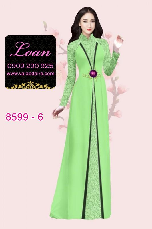 Vải áo dài hoa văn dọc