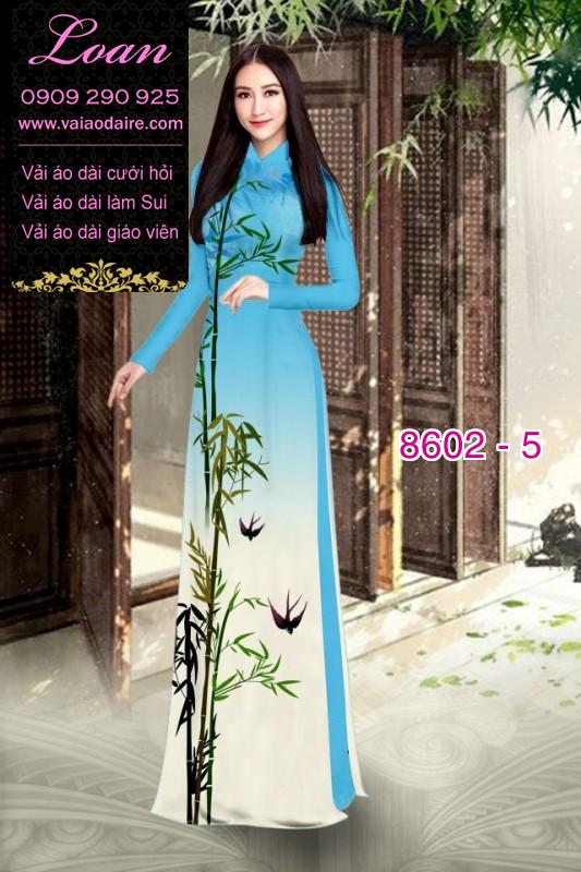 Vải áo dài hoa 3D Vải áo dài hoa 3D