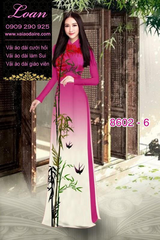 Vải áo dài hoa 3D Vải áo dài hoa 3D