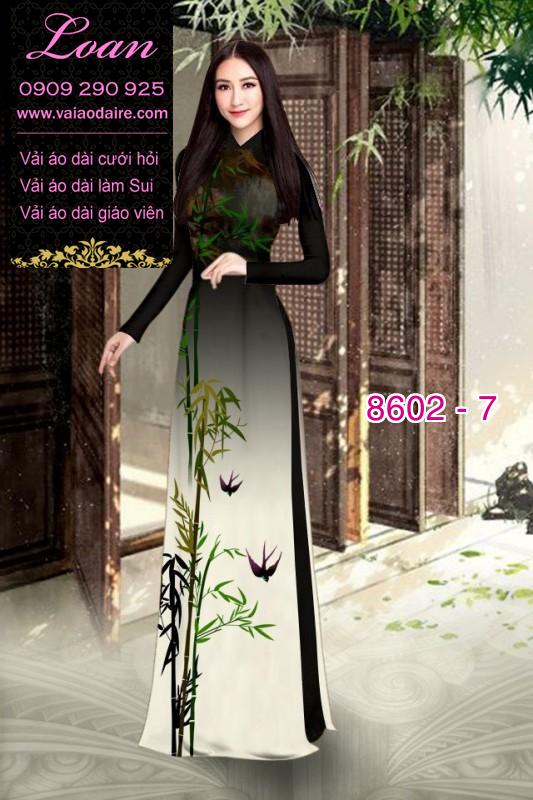 Vải áo dài hoa 3D Vải áo dài hoa 3D