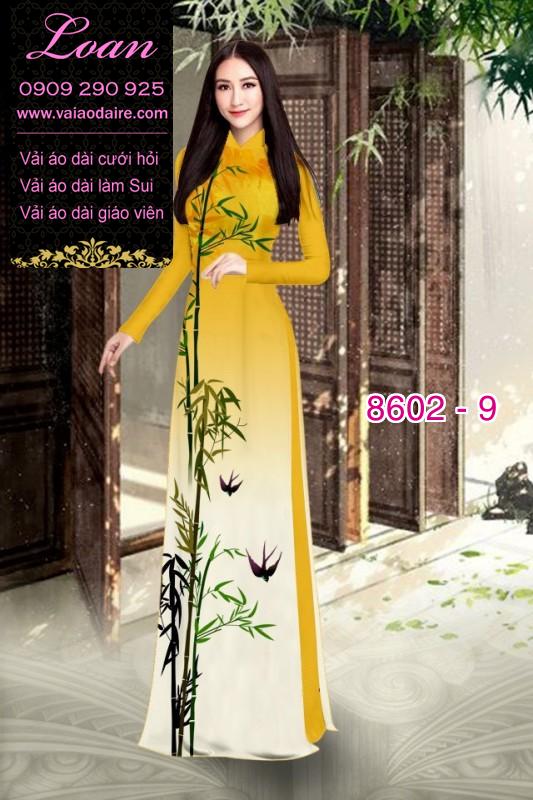 Vải áo dài hoa 3D Vải áo dài hoa 3D